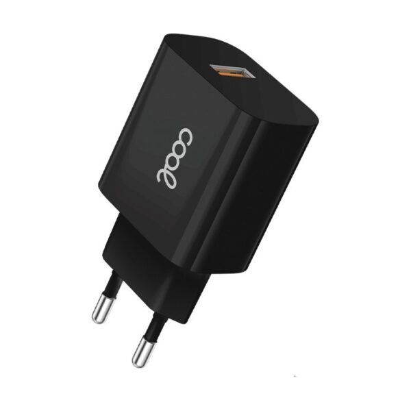 Cargador Red Conector Micro-usb COOL Universal 2.4Amp Kit 2 en 1 Negro - Imagen 3