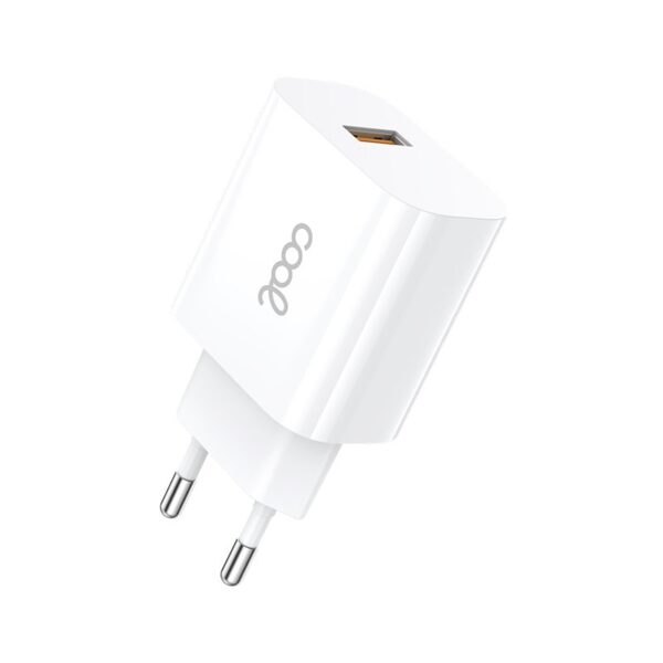 Cargador Red Conector Tipo-C (2.4 Amp) Universal COOL Kit 2 en 1 Blanco - Imagen 3