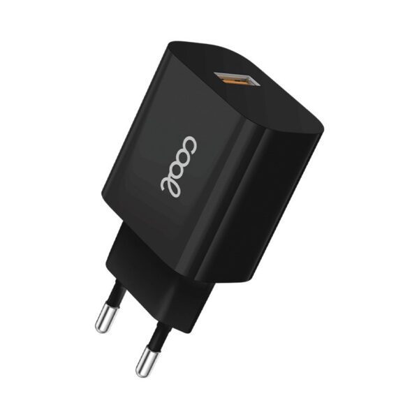 Cargador Red Conector Tipo-C (2.4 Amp) Universal COOL Kit 2 en 1 Negro - Imagen 3