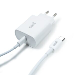 Cargador Red COOL Entrada TIPO-C PD + Cable Tipo C 1,2 metros (20W)