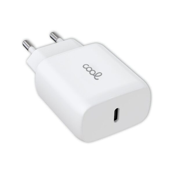 Cargador Red Universal Fast Adapt. (PD) Tipo-C COOL (25W) Blanco - Imagen 2