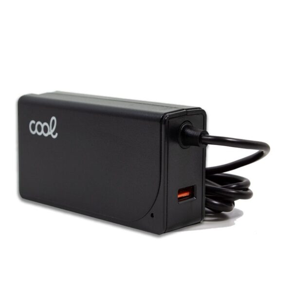 Cargador Red Universal Ordenad. Portátiles 65w Automático COOL + 11 conectores (USB QC3.0) - Imagen 3