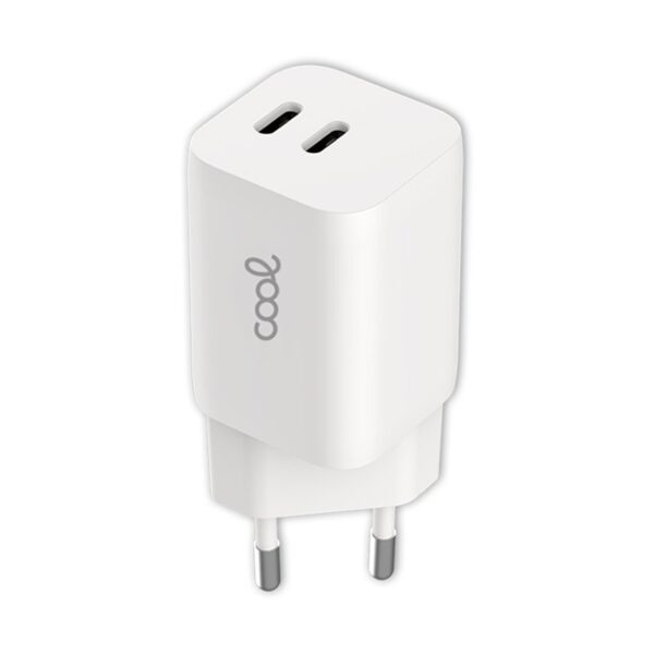 Cargador Red Universal Ultra Fast PD Dual (2 x Tipo-C) COOL (35W) Blanco - Imagen 4