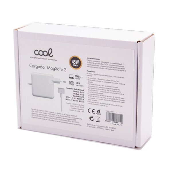Cargador Universal Red COOL Para Apple MacBook Air - MagSafe 2 (45w) - Imagen 4