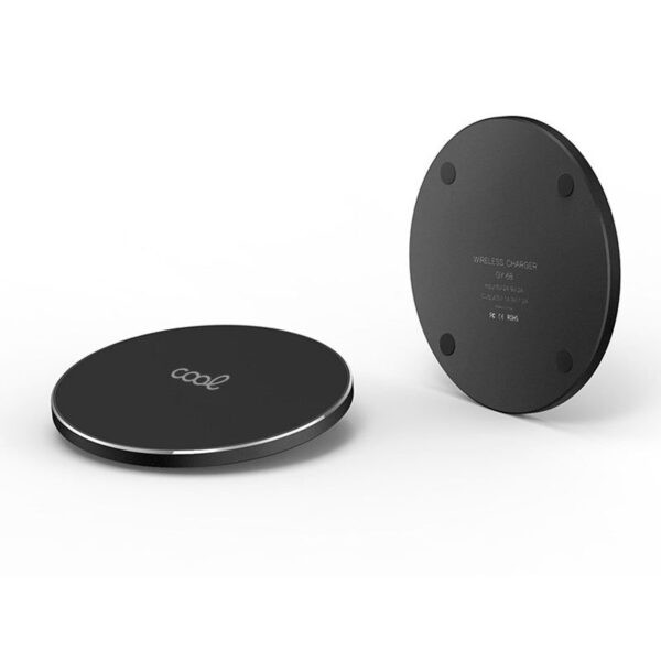 Dock Base Cargador Smartphones Inalámbrico Qi Universal COOL (Carga Rápida) Negro - Imagen 4