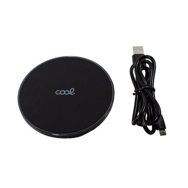 Dock Base Cargador Smartphones Inalámbrico Qi Universal COOL (Carga Rápida) Negro - Imagen 5